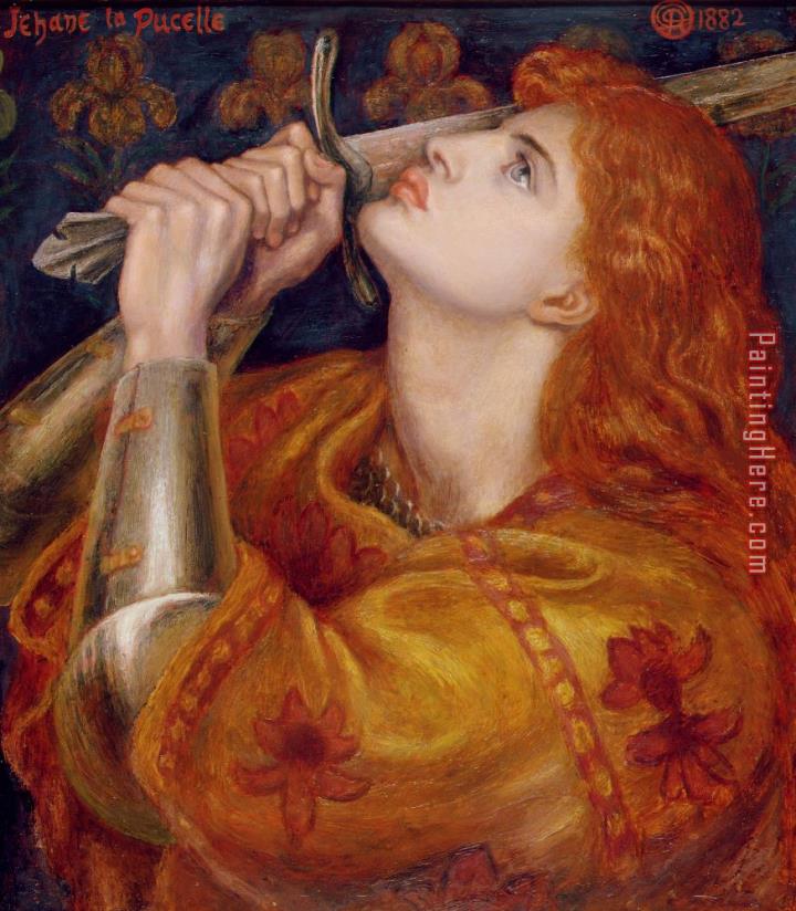 Dante Charles Gabriel Rossetti Joan of Arc